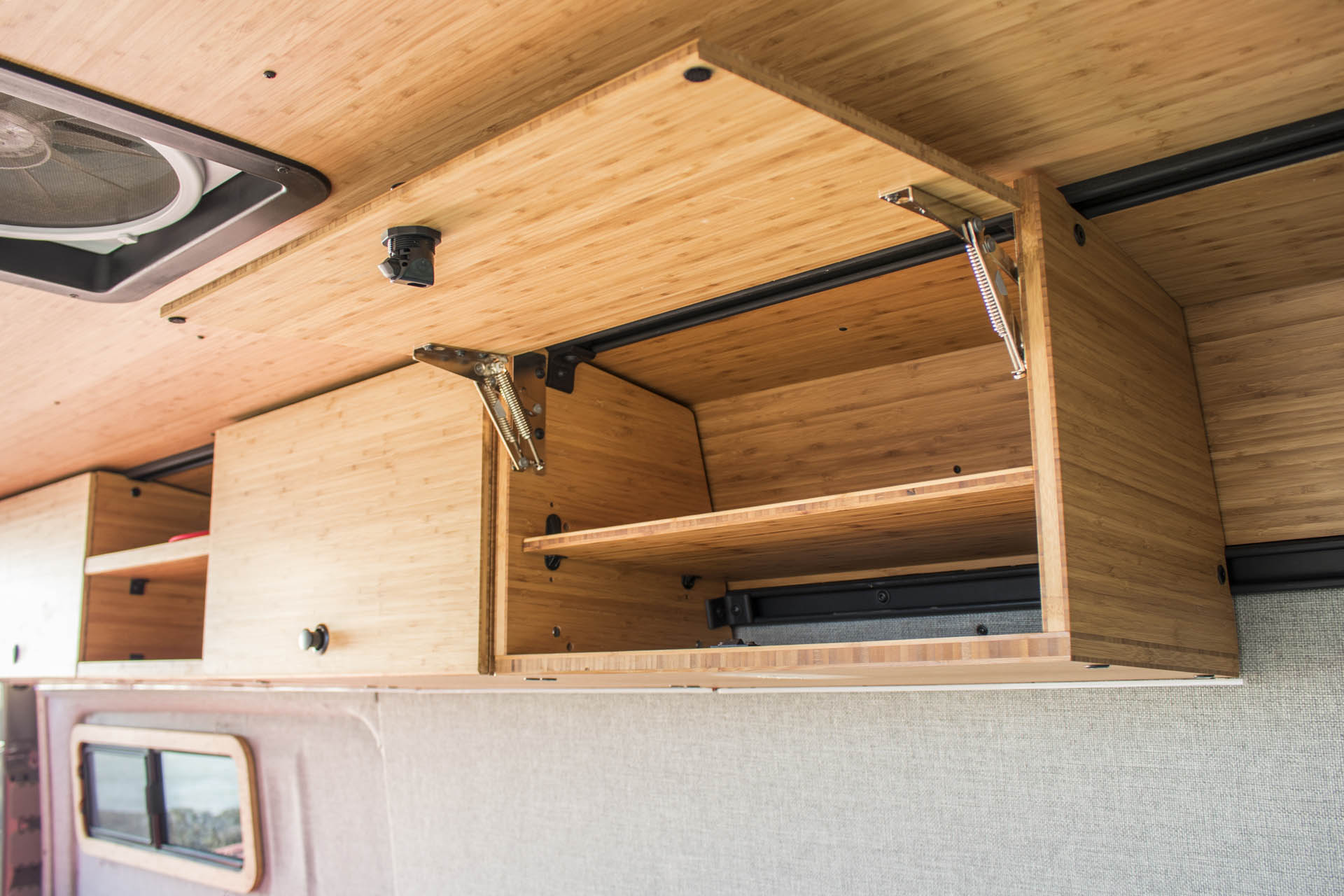 tæt Husk overflade Conversion Van Cabinet System | DIY Conversion Van Cabinets | Roost Vans