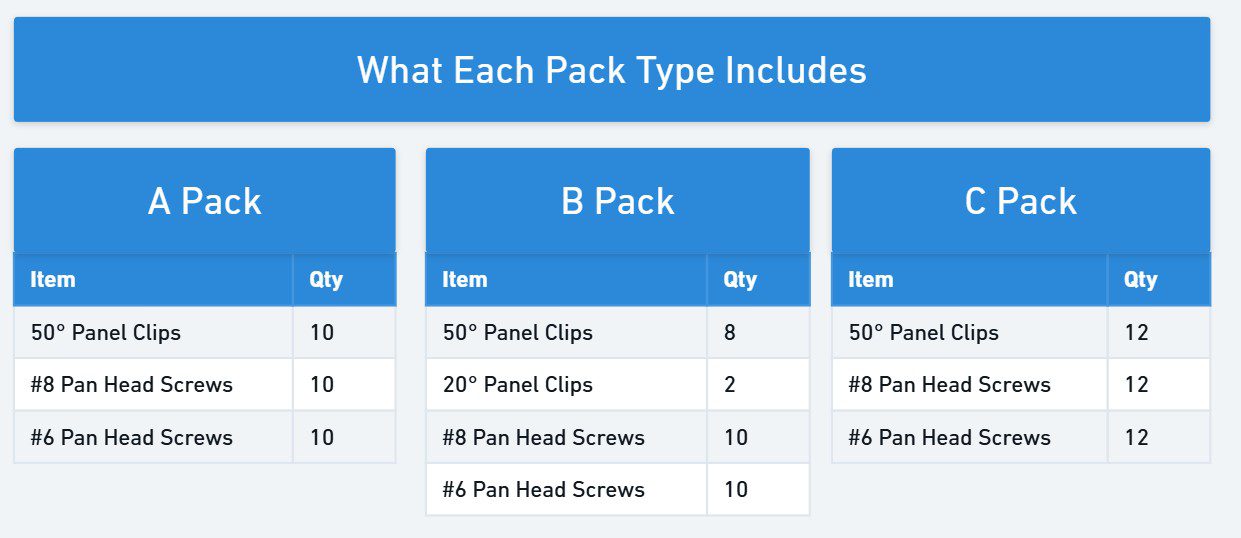 Inset Panel Clip Pack - Image 6